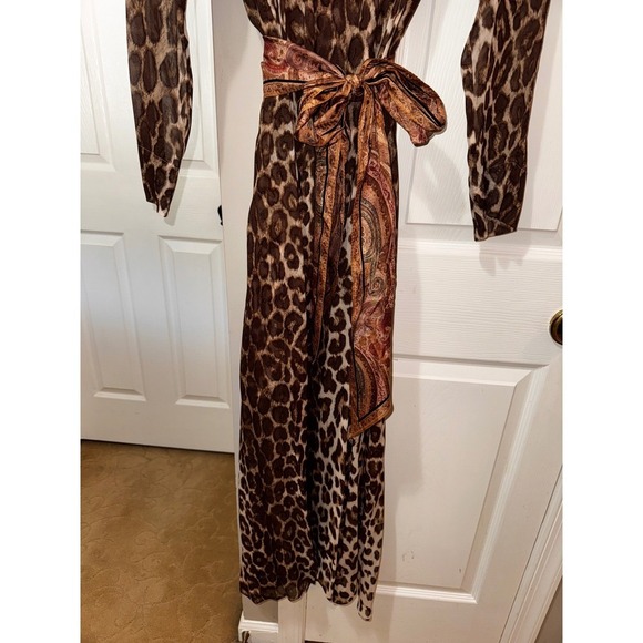 Zimmermann Leopard Print Maxi Dress Size 10 - Picture 16 of 16
